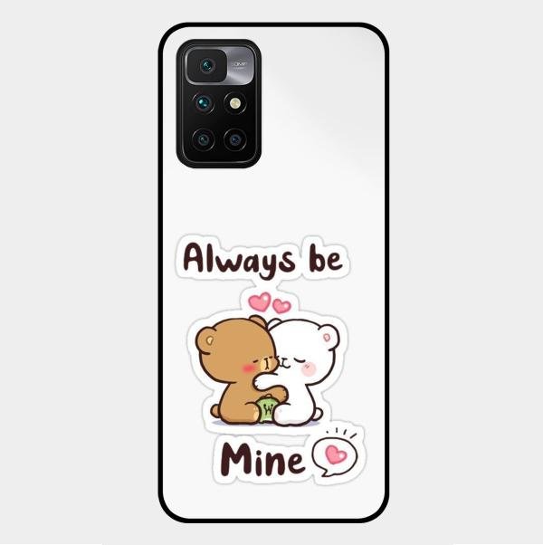 Cute Cuddle Bears Glass Case Cover For Xiaomi Redmi 10 Prime 2022