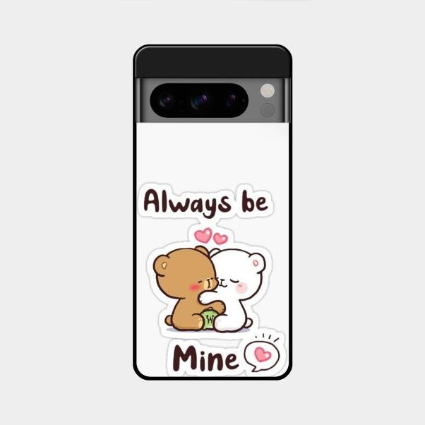 cute cuddle bears glossy metal case cover for Google Pixel 8 Pro 5G