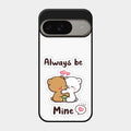 cute cuddle bears glossy metal case cover for Google Pixel 9 5G
