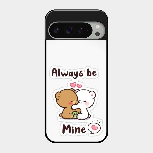 cute cuddle bears glossy metal case cover for Google Pixel 9 Pro Xl