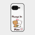cute cuddle bears glossy metal case cover for Google Pixel 9A 5G