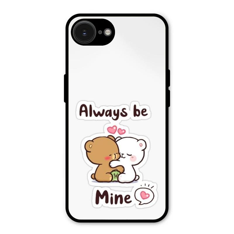 cute cuddle bears glossy metal case cover for iPhone 16e