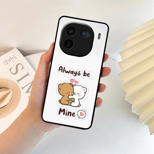 Cute Cuddle Bears Glossy Metal Case Cover For iQOO