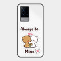 cute cuddle bears glossy metal case cover for iQOO 9 5G