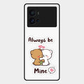 cute cuddle bears glossy metal case cover for iQOO 9 Pro 5G
