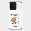 cute cuddle bears glossy metal case cover for iQOO Z9 5G
