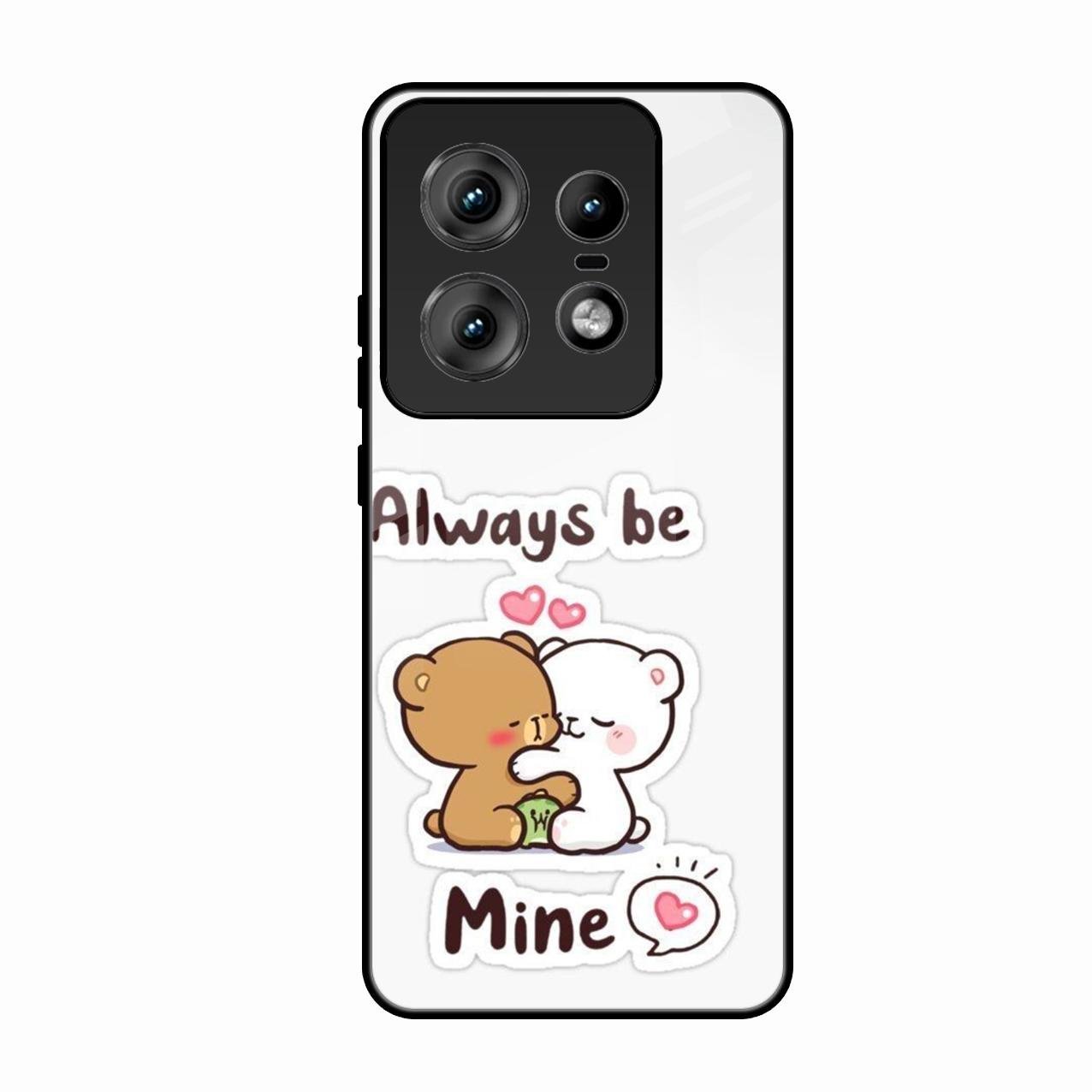 cute cuddle bears glossy metal case cover for Motorola Edge 50 Pro