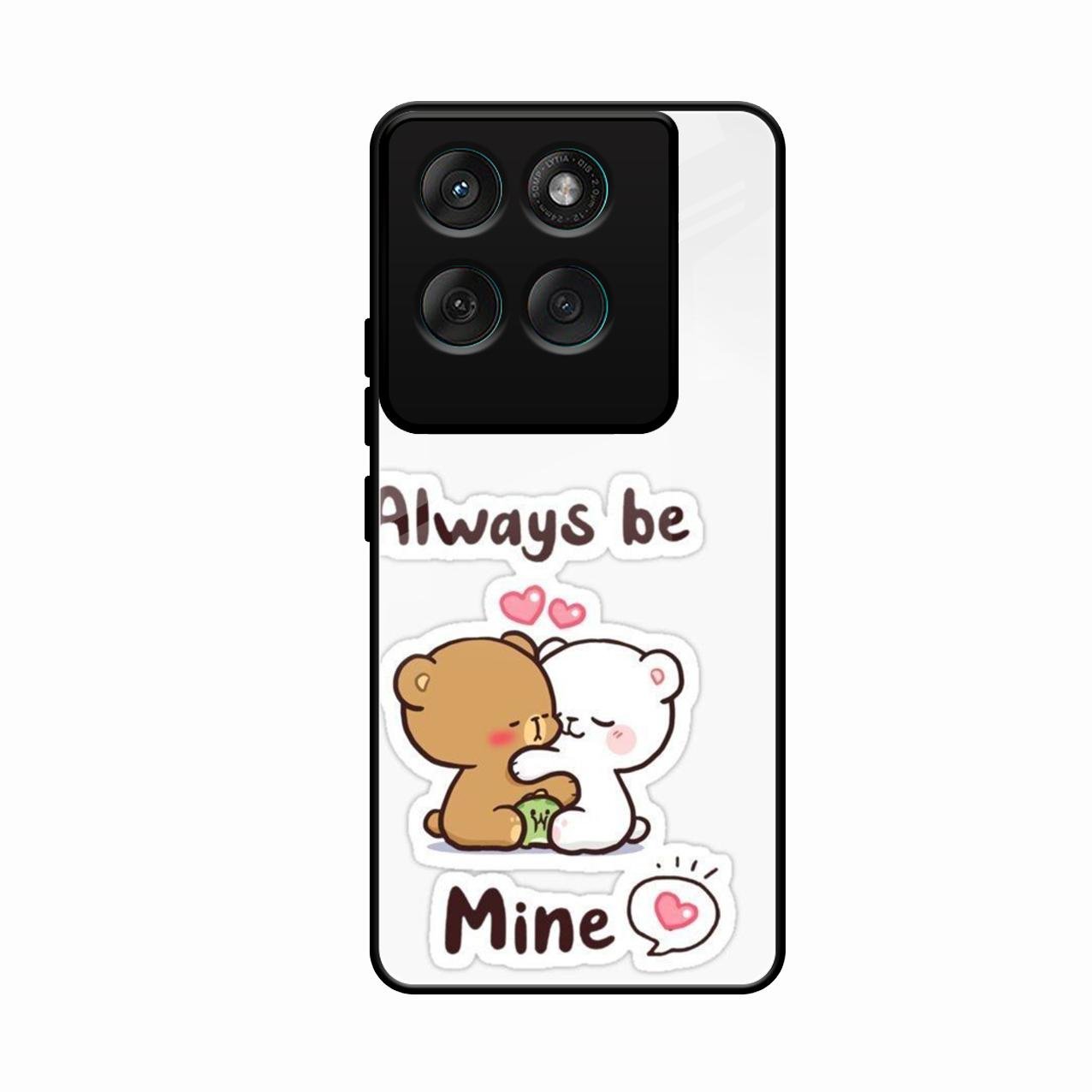 cute cuddle bears glossy metal case cover for Motorola Edge 60 Pro 5G