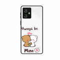 cute cuddle bears glossy metal case cover for Motorola G64 5G