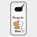 cute cuddle bears glossy metal case cover for Nothing Phone 2A 5G
