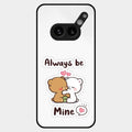 cute cuddle bears glossy metal case cover for Nothing Phone 2A Plus
