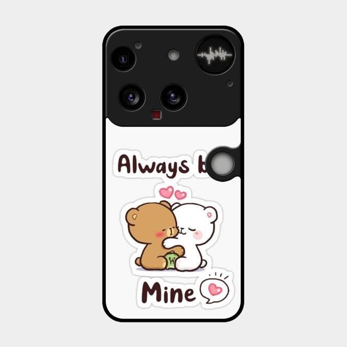 cute cuddle bears glossy metal case cover for Nothing Phone 3 5G