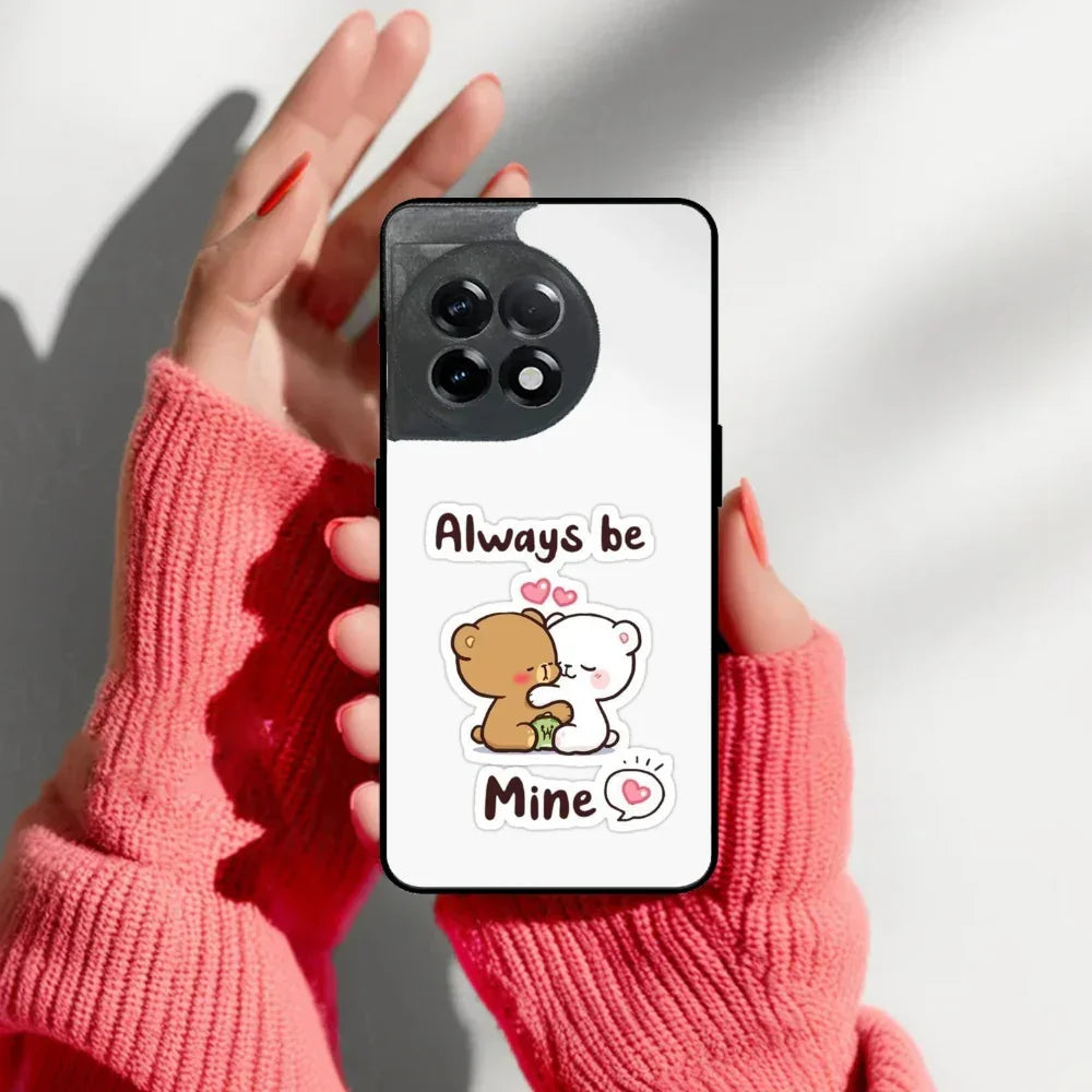 Cute Cuddle Bears Glossy Metal Case Cover For OnePlus - ShopOnCliQ