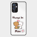 cute cuddle bears glossy metal case cover for Oneplus 9 5G