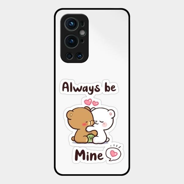 cute cuddle bears glossy metal case cover for Oneplus 9 Pro 5G