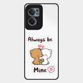 cute cuddle bears glossy metal case cover for Oneplus Nord Ce 2 5G