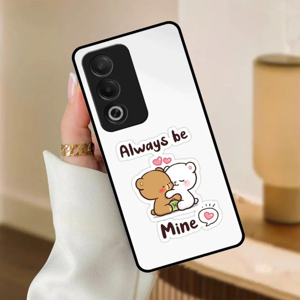 Cute Cuddle Bears Glossy Metal Case Cover For Oppo - ShopOnCliQ