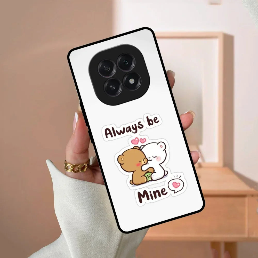 Cute Cuddle Bears Glossy Metal Case Cover For Oppo - ShopOnCliQ