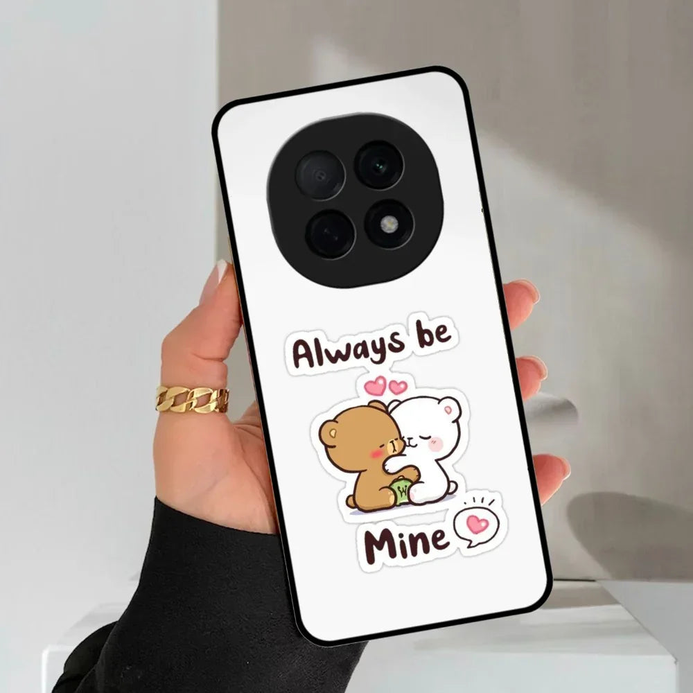 Cute Cuddle Bears Glossy Metal Case Cover For Oppo - ShopOnCliQ