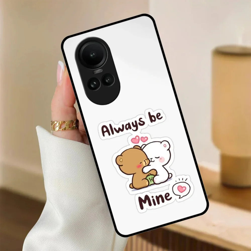 Cute Cuddle Bears Glossy Metal Case Cover For Oppo - ShopOnCliQ