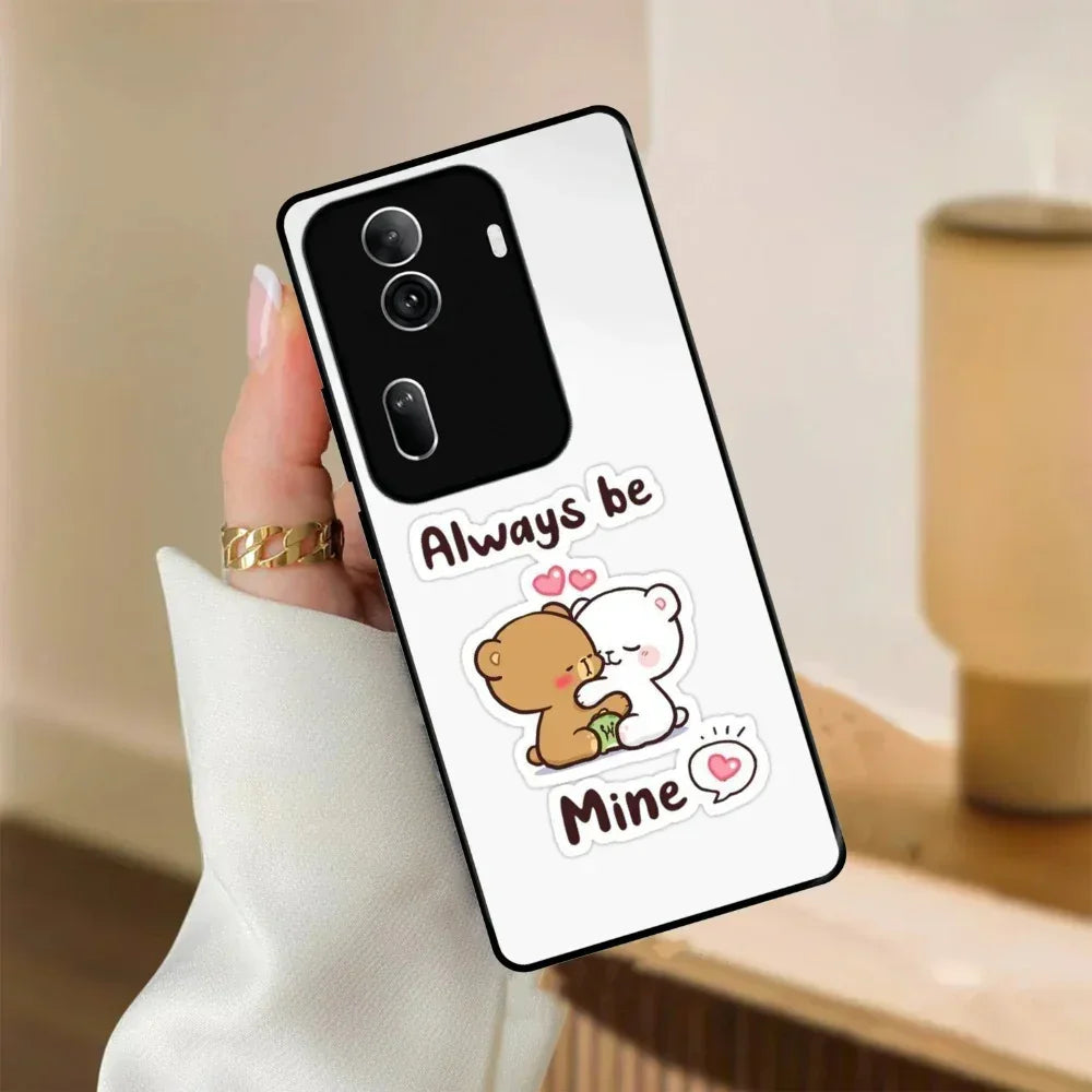 Cute Cuddle Bears Glossy Metal Case Cover For Oppo - ShopOnCliQ