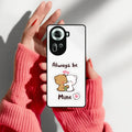 Cute Cuddle Bears Glossy Metal Case Cover For Oppo - ShopOnCliQ