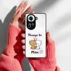 Cute Cuddle Bears Glossy Metal Case Cover For Oppo - ShopOnCliQ