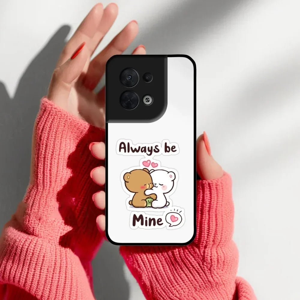 Cute Cuddle Bears Glossy Metal Case Cover For Oppo - ShopOnCliQ