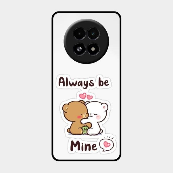 cute cuddle bears glossy metal case cover for Realme 13 5G