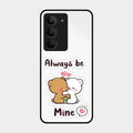 cute cuddle bears glossy metal case cover for Realme 14X 5G