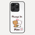 cute cuddle bears glossy metal case cover for Realme 15T 5G