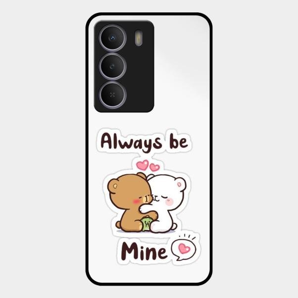 cute cuddle bears glossy metal case cover for Realme P3 Lite 5G