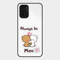 cute cuddle bears glossy metal case cover for Redmi Note 10
