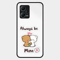 cute cuddle bears glossy metal case cover for Redmi Note 12 5G