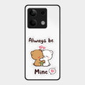 cute cuddle bears glossy metal case cover for Redmi Note 13 5G