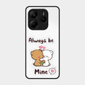 cute cuddle bears glossy metal case cover for Redmi Note 14 5G