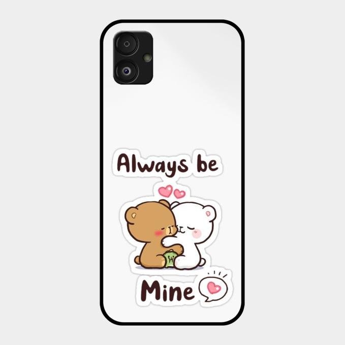 cute cuddle bears glossy metal case cover for Samsung Galaxy F14 5G
