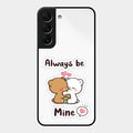 cute cuddle bears glossy metal case cover for Samsung Galaxy S22 5G