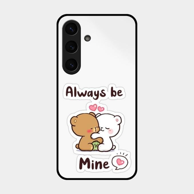 cute cuddle bears glossy metal case cover for Samsung Galaxy S24 Fe 5G