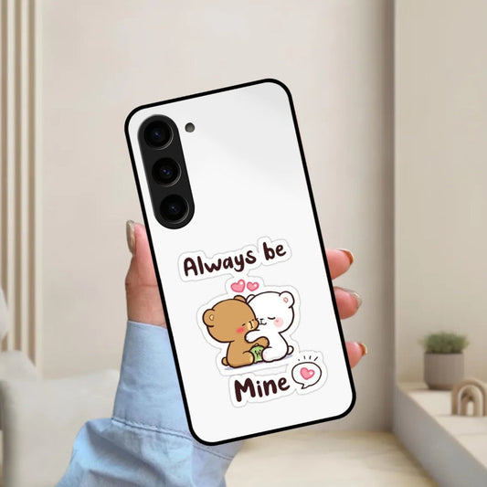 Cute Cuddle Bears Glossy Metal Case Cover For Samsung