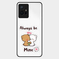 cute cuddle bears glossy metal case cover for Vivo T1 5G