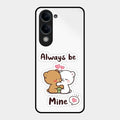 cute cuddle bears glossy metal case cover for Vivo T4 Lite 5G
