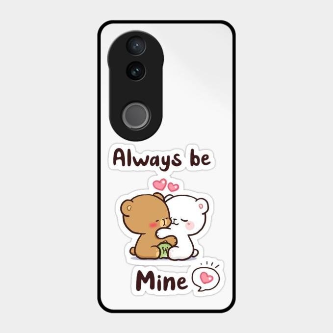 cute cuddle bears glossy metal case cover for Vivo T4R 5G