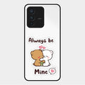 cute cuddle bears glossy metal case cover for Vivo V23 5G