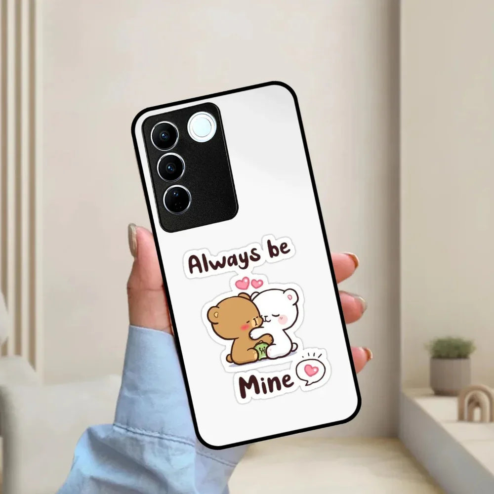 Cute Cuddle Bears Glossy Metal Case Cover For Vivo - ShopOnCliQ