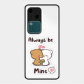 cute cuddle bears glossy metal case cover for Vivo V30 5G