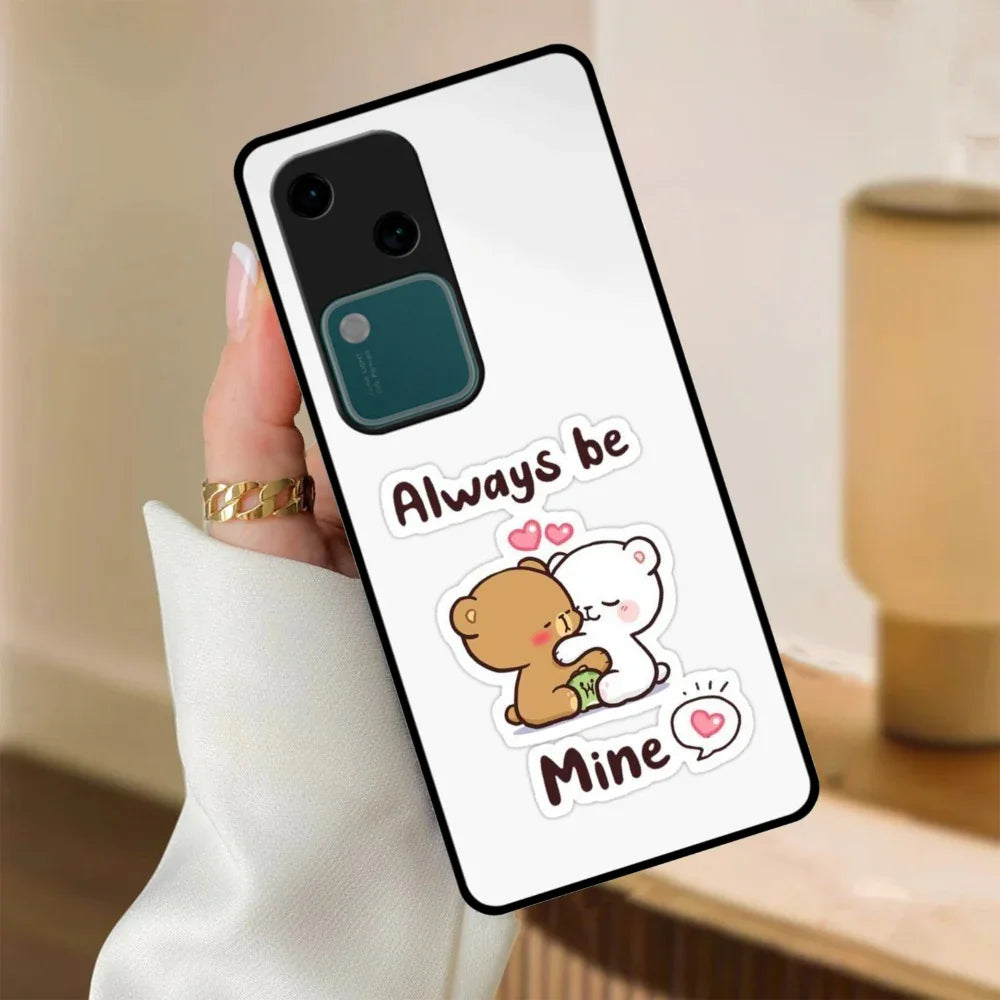 Cute Cuddle Bears Glossy Metal Case Cover For Vivo - ShopOnCliQ