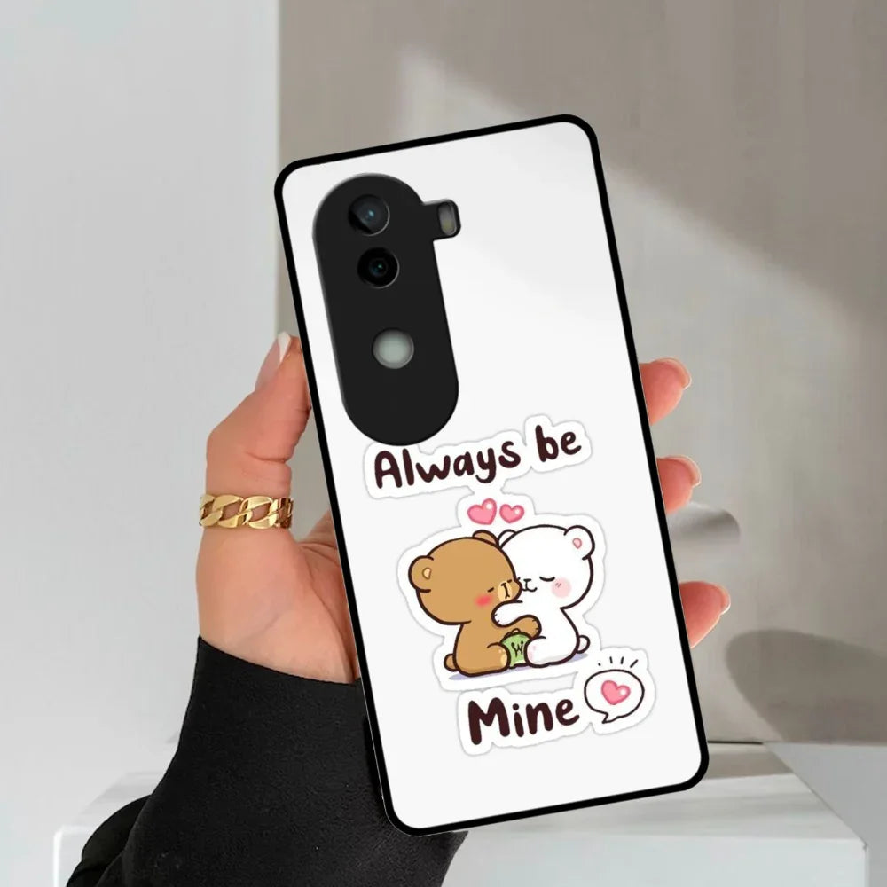 Cute Cuddle Bears Glossy Metal Case Cover For Vivo - ShopOnCliQ