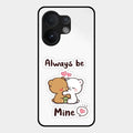 cute cuddle bears glossy metal case cover for Vivo V60 5G