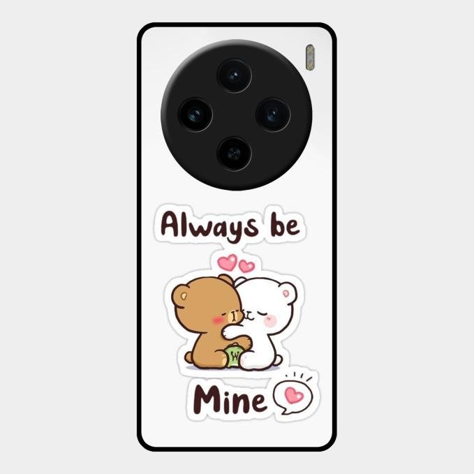 cute cuddle bears glossy metal case cover for Vivo X100 5G